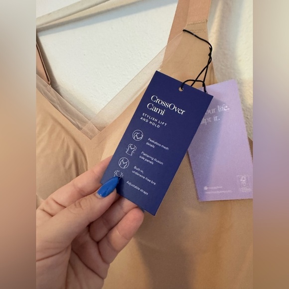 NEW Honeylove Crossover Cami Shapewear Tank Bra Size 3X Plus San Tan NWT - Picture 8 of 10